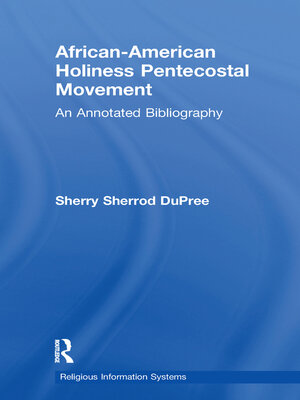 cover image of African-American Holiness Pentecostal Movement